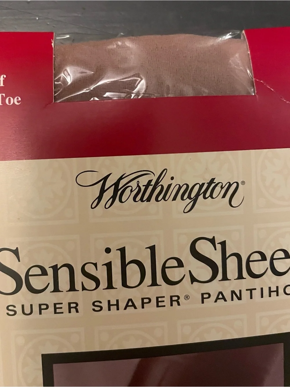 VTG SensibleSheers Super Shaper control top Pantyhose sheer sand Queen Tall sand